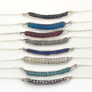 Gemstone Pod Necklace
